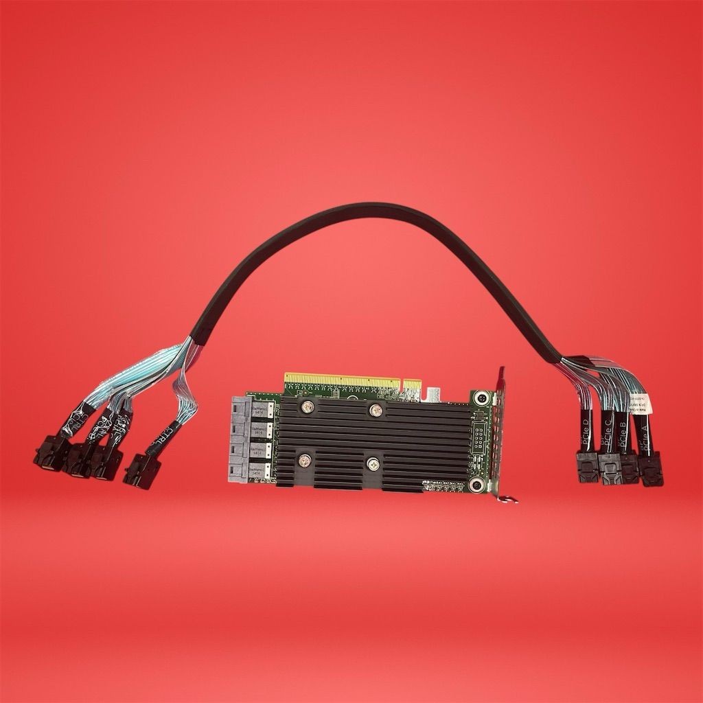 Dell GY1TD PowerEdge R630 SSD PCI-E Extender Expansion Card 0GY1TD W/ Cables