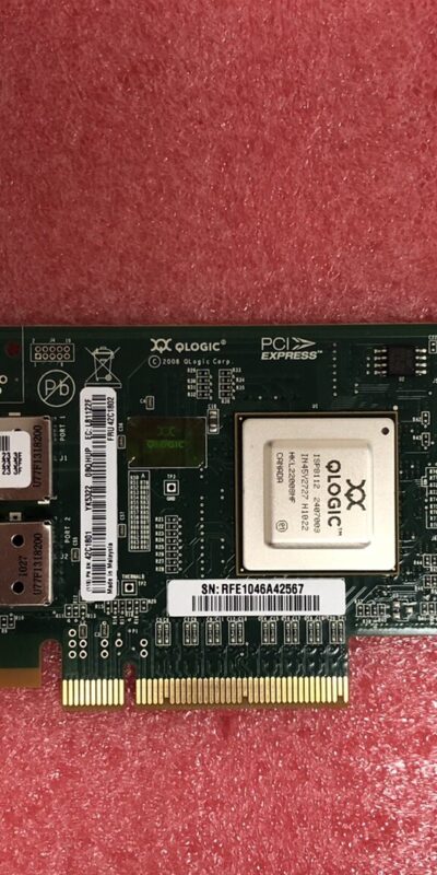 QLogic QLE8142 10GbE Dual Port PCIe CNA Adapter IBM FRU 42C1802/42C1801