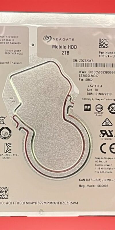 SEAGATE 2TB ST2000LM007 2.5" SATA 5400RPM LAPTOP MOBILE HDD PC GAMING HARD DRIVE