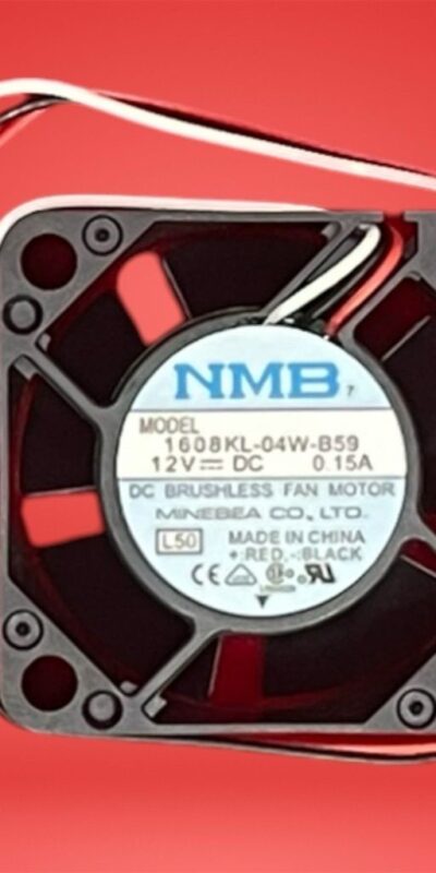 Lot of 2 NMB 1608KL-04W-B59 12V DC Cooling Fan 3-Pin Brushless Motor E-mount