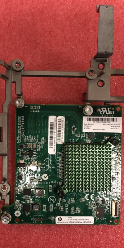 HP 552M Flex-10 10Gb 2-Port Mezzanine NIC Adapter 674762-001 BL460c G7 G8