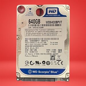 WD Blue 640GB 2.5" SATA Laptop Hard Drive 5400RPM WD6400BPVT Tested