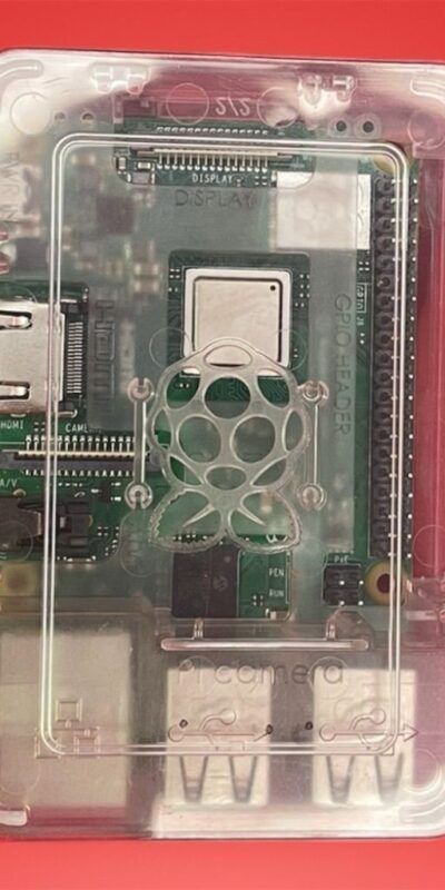 Raspberry Pi 3 B+ with Clear case