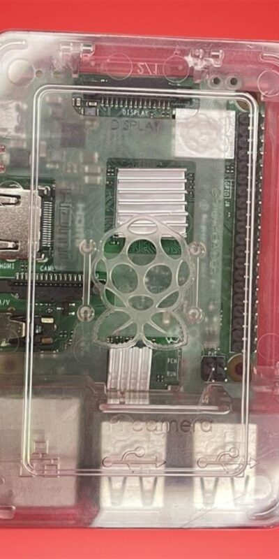 Raspberry Pi 3 Model B+ Quad-Core 1GB WiFi Bluetooth SBC + Clear Case