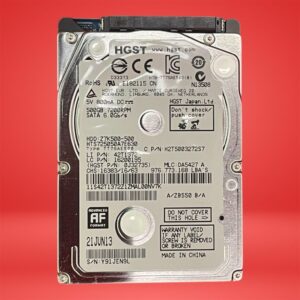 Lot 8 HGST 500GB 7200RPM 2.5" SATA Laptop HDD HTS725050A7E630 Tested