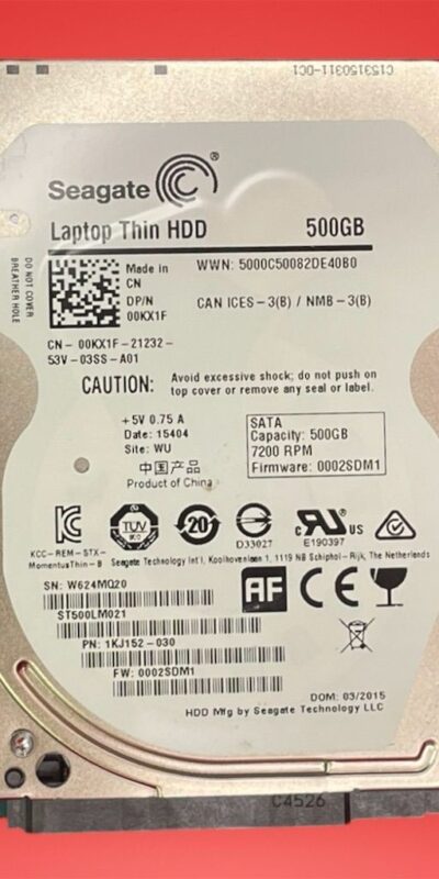 Lot 10x Seagate ST500LM021 500GB 2.5" 7200RPM SATA Laptop HDD Tested