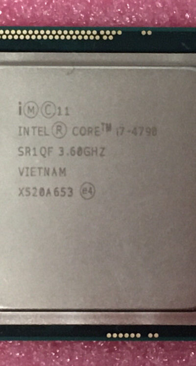 Intel Core i7-4790 3.60GHz Quad-Core 8MB LGA1150 Desktop CPU SR1QF Tested