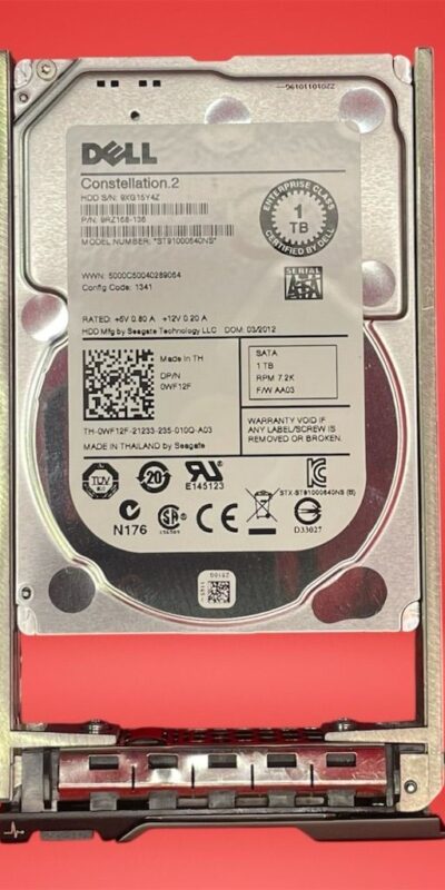 Dell 1TB 7200RPM 2.5" SATA HDD w/ Tray Desktop & Server Tested