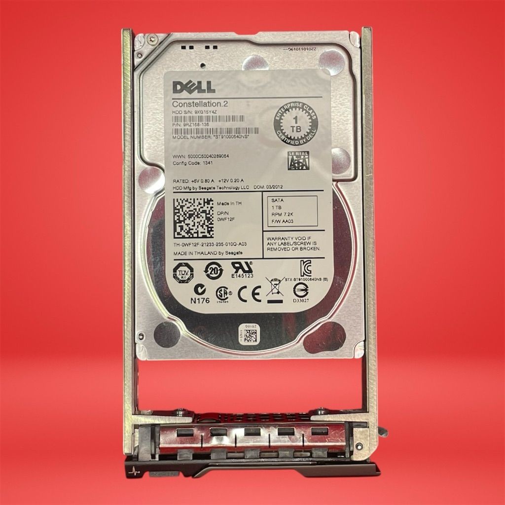 Dell 1TB 7200RPM 2.5" SATA HDD w/ Tray Desktop & Server Tested