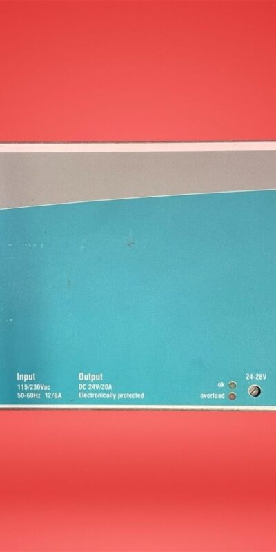PULS SL20.110 24VDC 20A DIN Rail Mount Power Supply Indoor Use