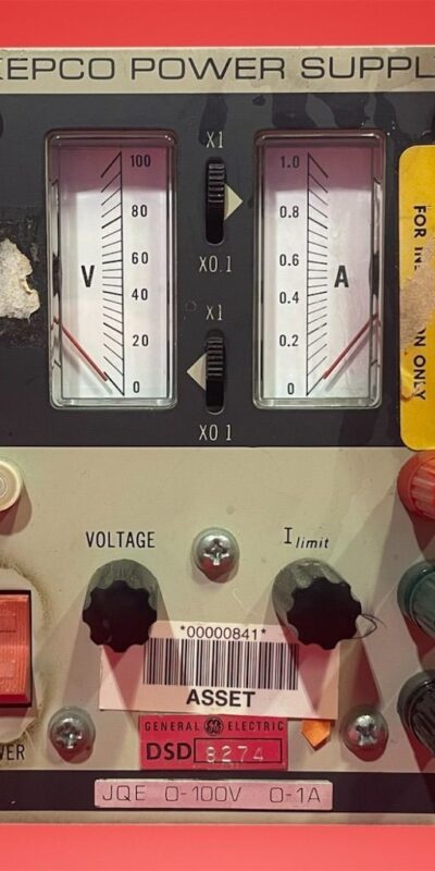 Kepco JQE 0-100V 0-1A DC Regulated Bench Power Supply w/ Cord Tested