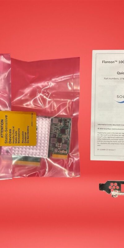 Solarflare Flareon Ultra Dual-Port 10GbE SFP+ PCIe 3.0 Server NIC