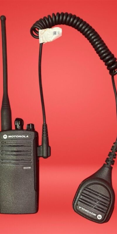 Motorola RDU4100 Two-Way Radio UHF 16 Channel Black Durable Design