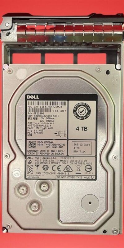 HGST Ultrastar HUS726040ALS214 4TB 7200RPM 3.5" SAS 6Gb/s Enterprise Hard Drive