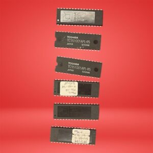 Lot 6 Toshiba 32-Pin SRAM Memory IC Chips DIP-32 Static RAM NOS