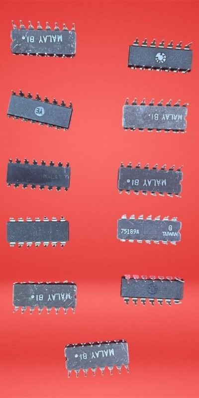 Lot of 11 MCIGICM Hex Inverter IC Chips DIP-14 TTL Interface