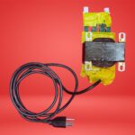 GE Industrial Power Transformer Bracket Mount w/ Power Cord Yellow