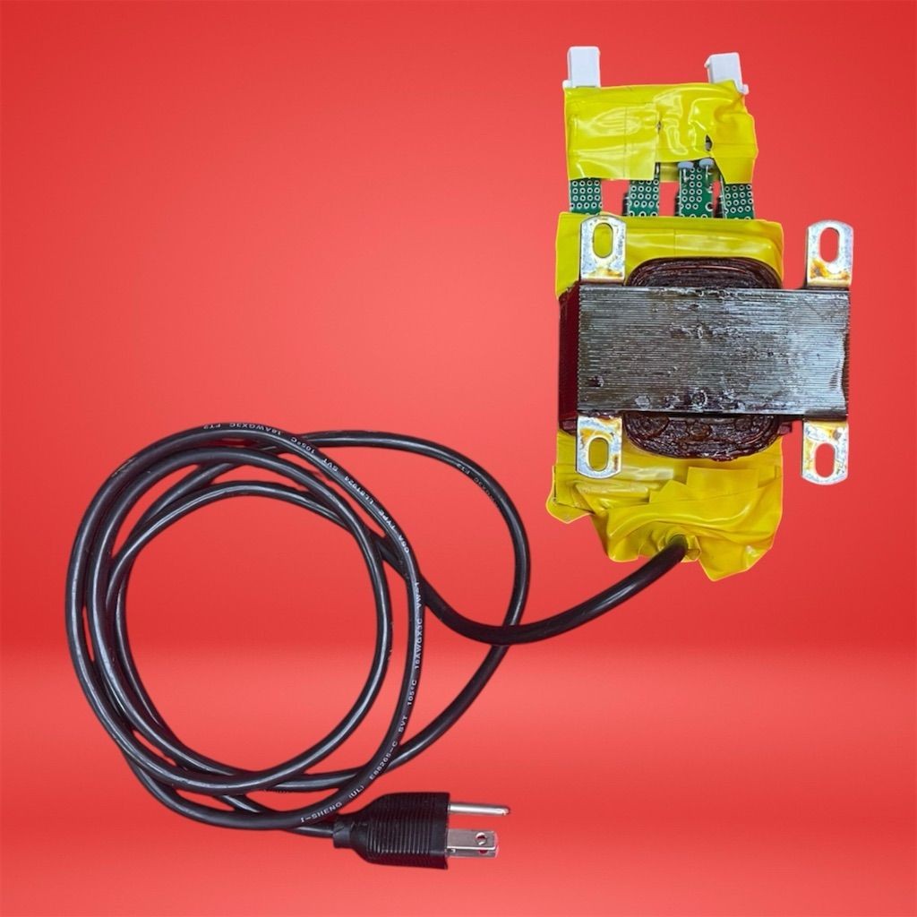 GE Industrial Power Transformer Bracket Mount w/ Power Cord Yellow