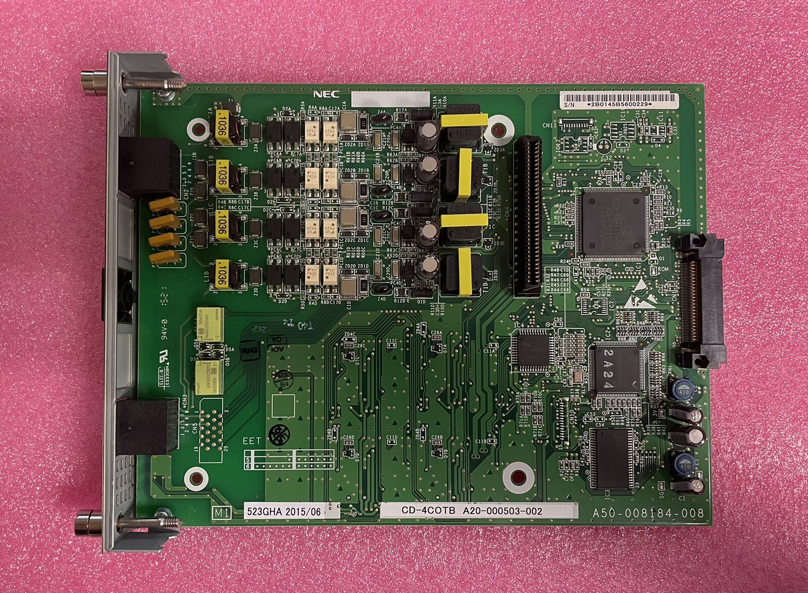 NEC Univerge SV8100 CD-4COTB 4-Port CO Trunk Loop/Ground Start Line Card