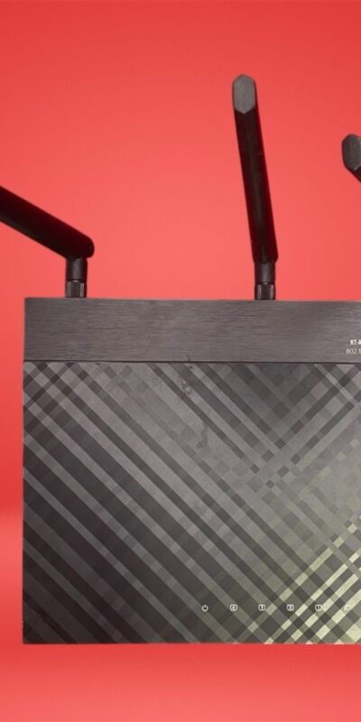 ASUS RT-AC66U AC1750 Dual-Band Gigabit WiFi Router 4x LAN Black Tested