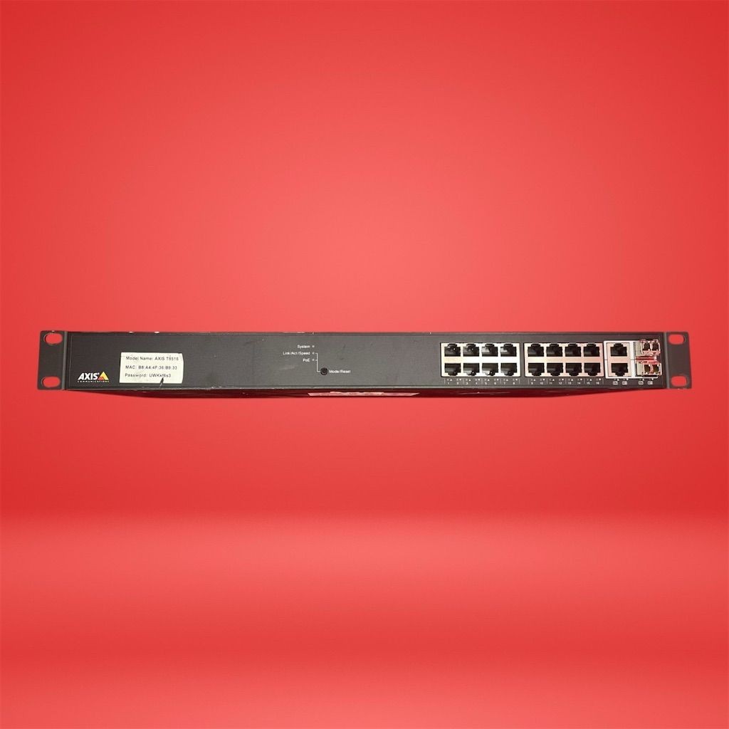 Axis T8516 16-Port Gigabit PoE+ Managed Switch 5801-694 CCTV