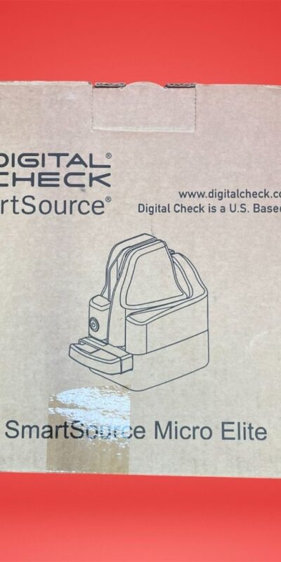 Digital Check SmartSource Micro Elite SSM1 Check Scanner MICR USB w/ AC Adapter