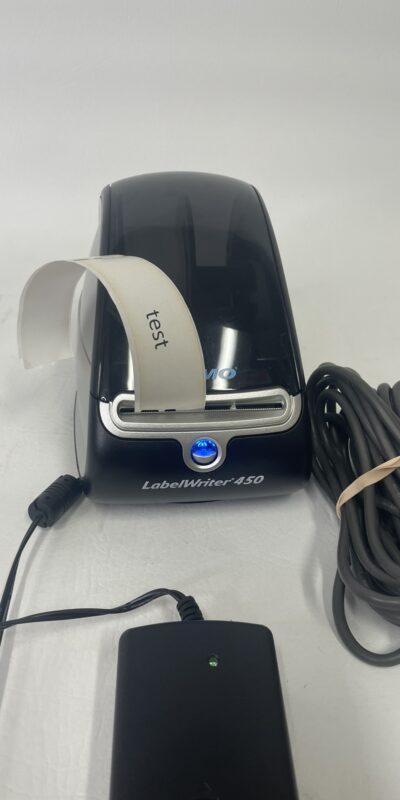 Dymo LabelWriter 450 Desktop Label Barcode Printer 1750110 | Power Adapter+USB