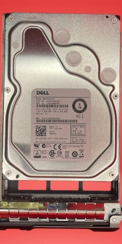 Dell 1TB 7.2K 3.5" SAS HDD w/ R-Series Tray Caddy  Tested Warranty