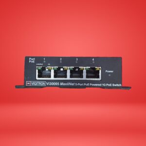 Vigitron Vi30005 5-Port Gigabit PoE-Powered Unmanaged Network Switch 10/100/1000