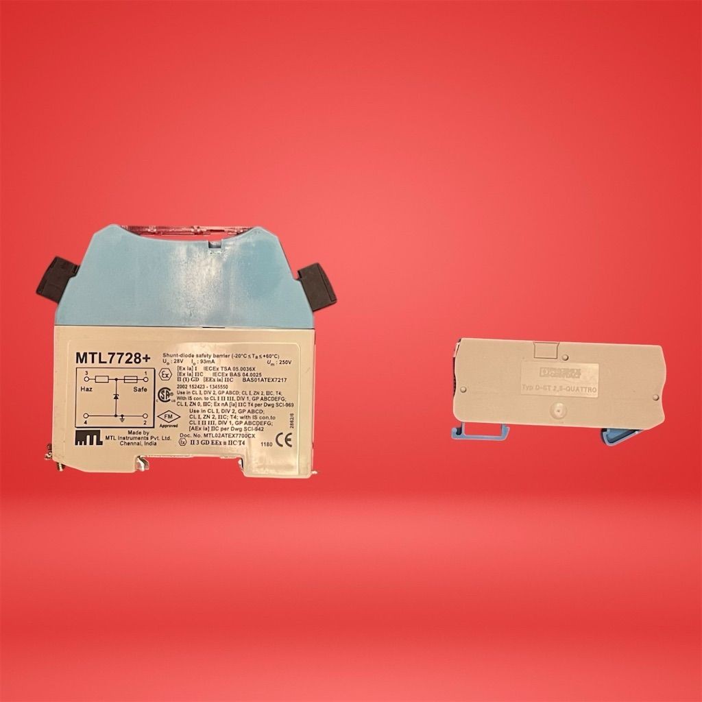 MTL 7728+ Shunt-Diode Safety Barrier Isolator 28V 300Ω DIN-Rail Mount