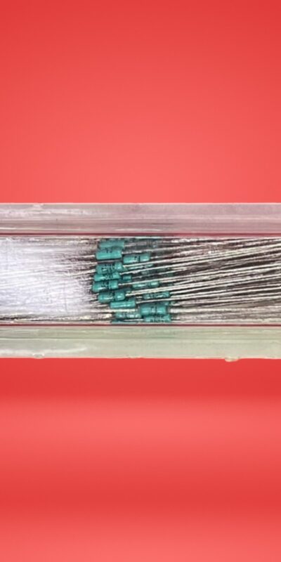 Pack of 100 1.3K Ohm 1/4W 5% Carbon Film Resistors