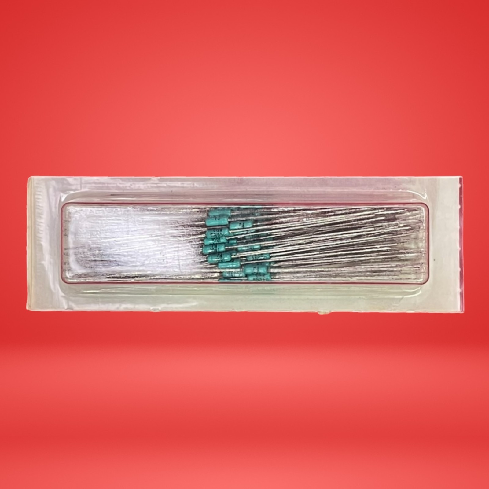 Pack of 100 1.3K Ohm 1/4W 5% Carbon Film Resistors