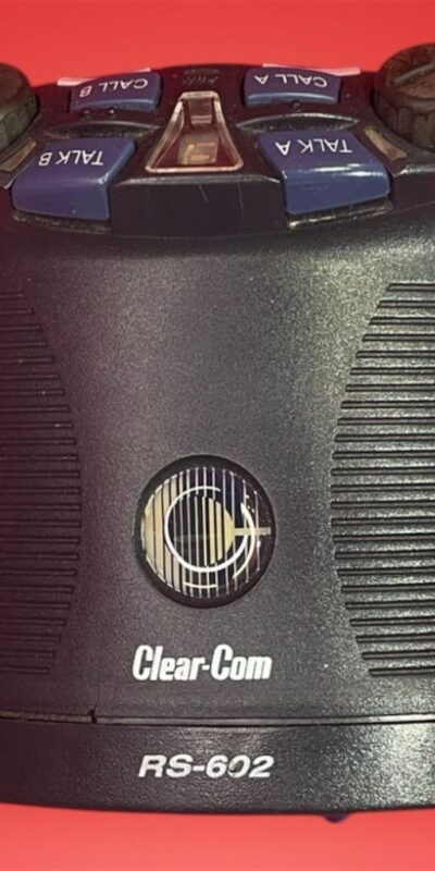 Clear-Com RS-602 Single-Channel Intercom Beltpack Compact & Durable Design