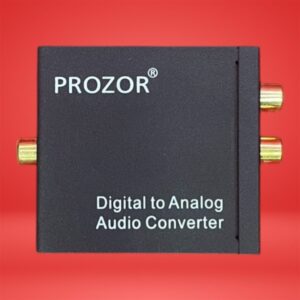 Prozor Digital to Analog Audio Converter SPDIF Coaxial to RCA 3.5mm