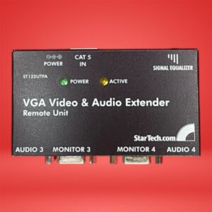 StarTech ST122UTPA VGA Video & Audio Extender Remote Unit Plug-and-Play CAT 5