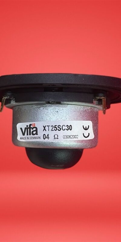 Lot of 2 Vifa XT25SC30 Tweeter Pair Black High-Quality Universal Audio