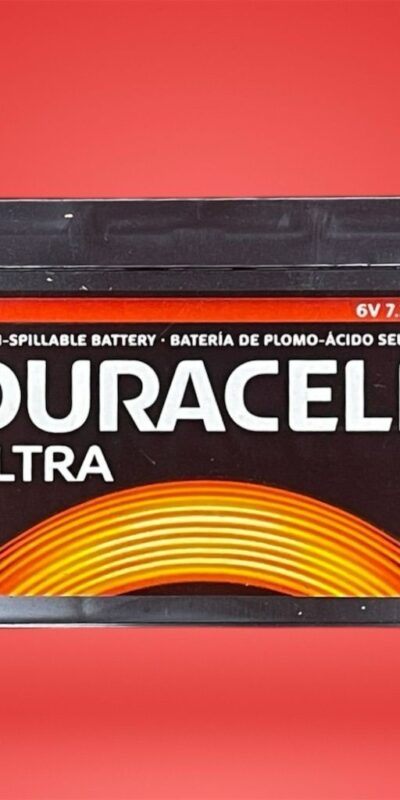 Duracell Ultra 6V 7.2Ah AGM Sealed Lead Acid Battery