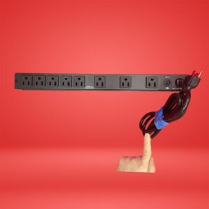 Furman M-8X2 1U Rack Mount Power Distribution Unit 8 Outlets Surge Protection