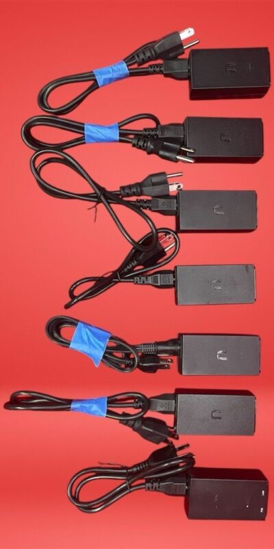 Lot of 7 Ubiquiti GP-A240-050 PoE Power Supplies