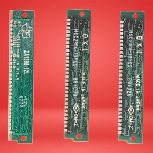 Vintage OKI Japan 256K 30-Pin SIMM RAM Modules Set of 3