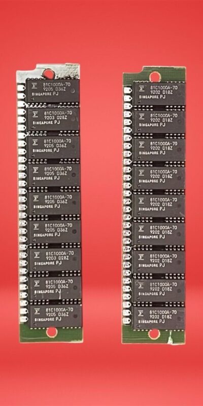 Lot of 4 Sinclair Vintage 4MB 30-Pin SIMM Memory Modules for SPARC/Apple Mac