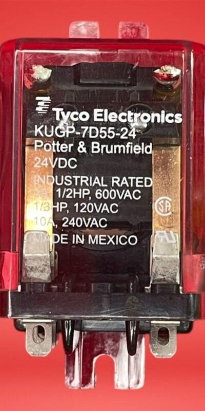 TE Connectivity Power Relay 24VDC 10A DPDT Industrial Rated