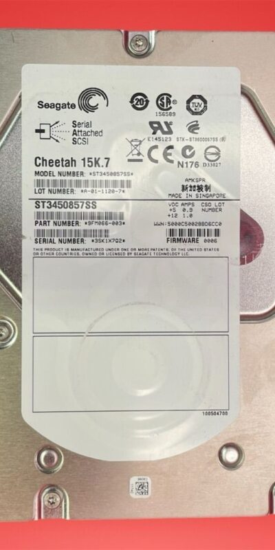 Seagate ST3450857SS Cheetah 15K.7 450GB 3.5" SAS 6G Internal Desktop Drive