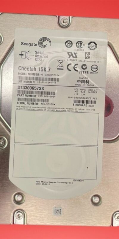 Seagate ST3300657SS Cheetah 15K.7 300GB 3.5" SAS Internal Hard Drive 15,000 RPM