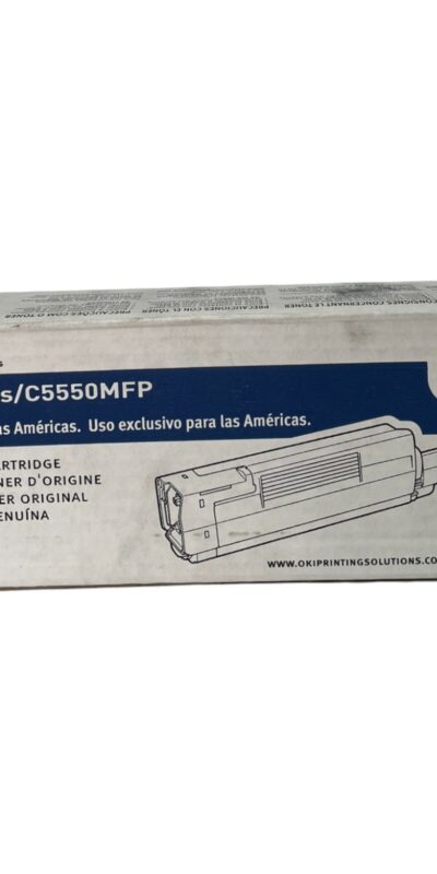 OKI Genuine Yellow Toner Cartridge 43324417 OEM Original C6100 series C5550MFP