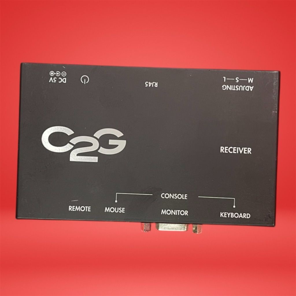 C2G VGA USB KVM Over Cat 5e Extender Compact Efficient