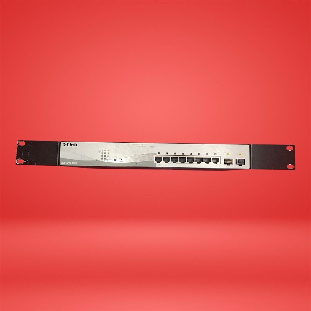 D-LINK Gigabit Smart Managed PoE Switch Rack Mount 10 Port DGS-1210-10MP