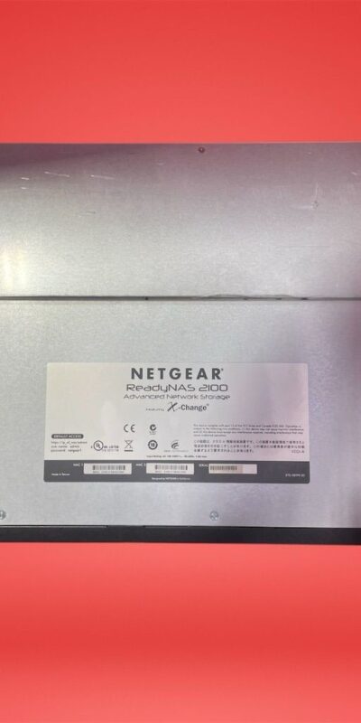 Netgear ReadyNAS 2100 RNDU2000 1U Rackmount NAS Storage Server – No HDDs