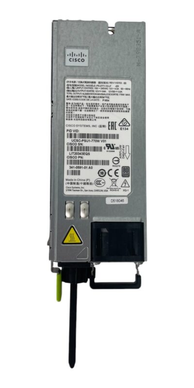 Cisco 770W Power Supply PS-2771-1S-LF 341-0591-01 Server PSU Tested 30-Day Wty