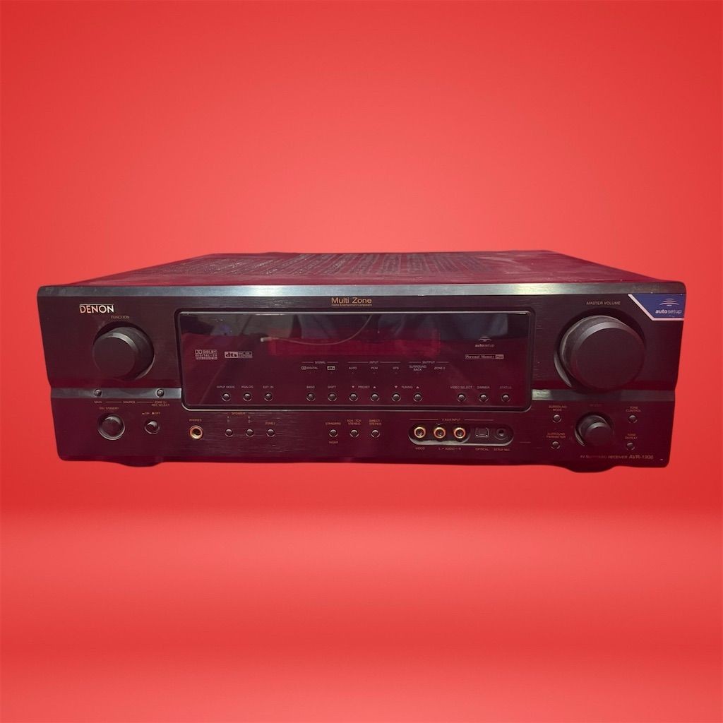 Denon AVR-1906 7.1 Channel AV Receiver with Multi-Zone & Surround Sound